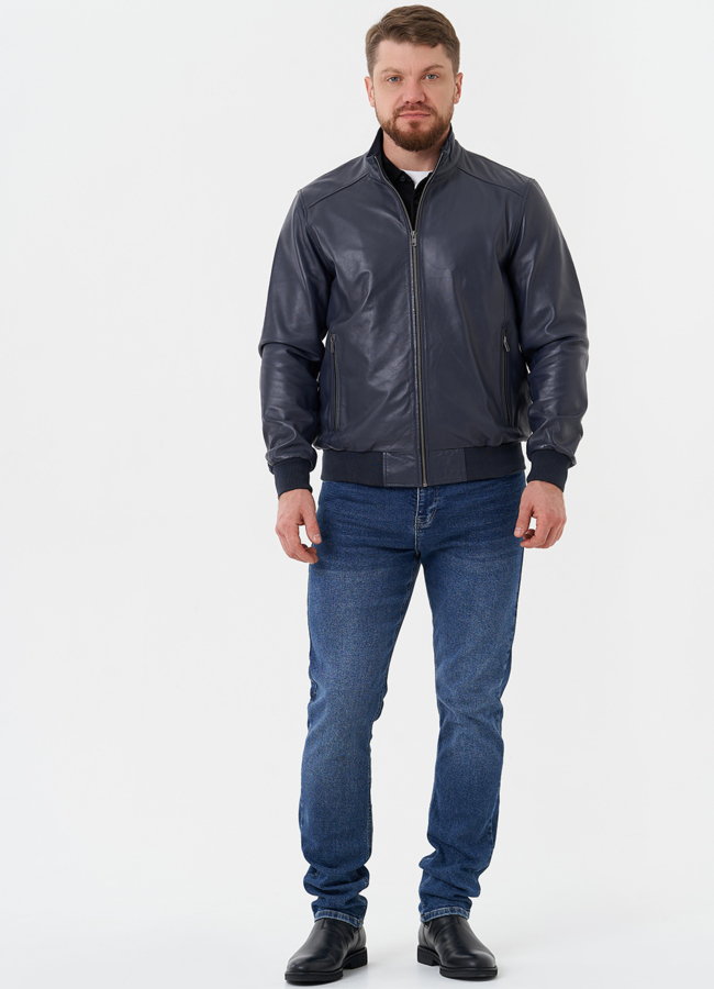 Мужская кожаная куртка 