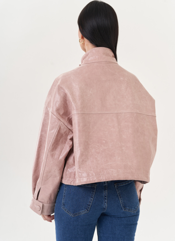 Куртка из натуральной кожи оверсайз