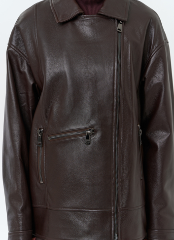 Женская куртка из натуральной кожи