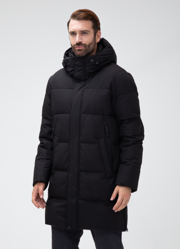 Мужской пуховик с капюшоном Мужской пуховик с капюшоном