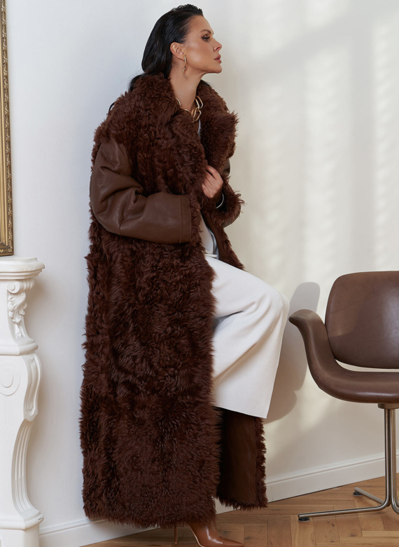 Двухсторонняя натуральная дубленка