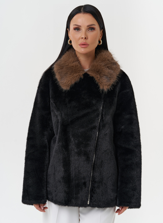 Куртка "косуха" из эко меха