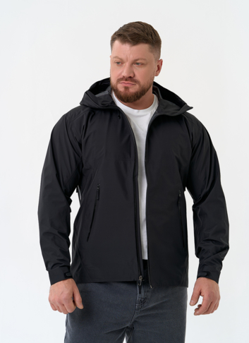 Мужская ветровка черного цвета