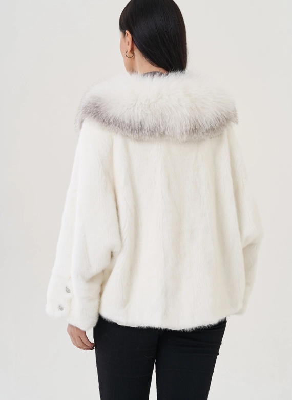 Короткая шуба из норки