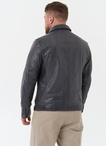 Мужская куртка из натуральной кожи 