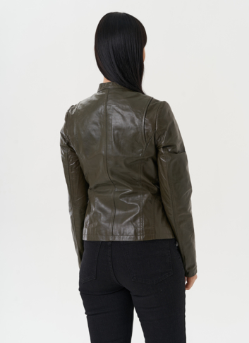 Куртка "мото" из натуральной кожи