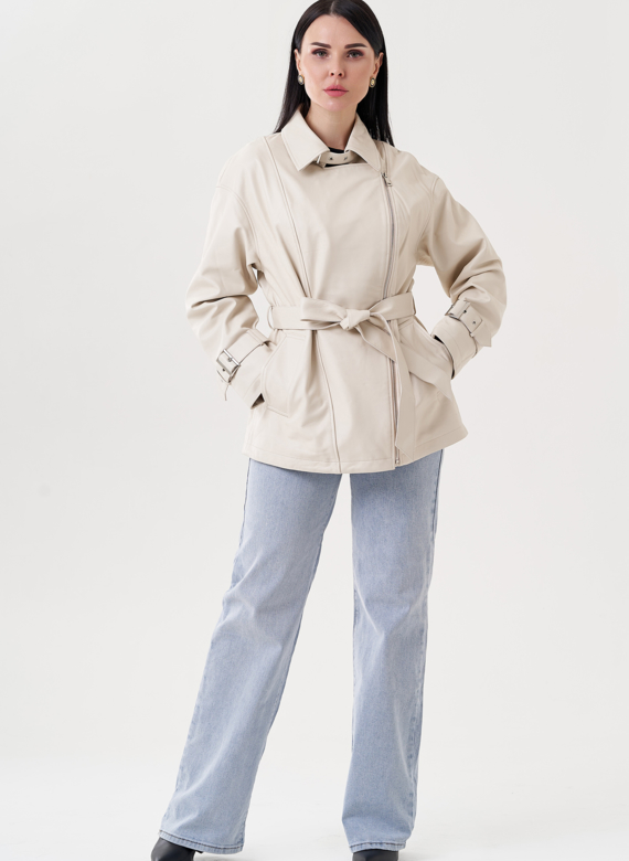 Женская куртка из натуральной кожи