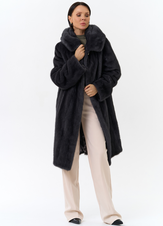 Шуба норка модель № 26125 универмаг малина