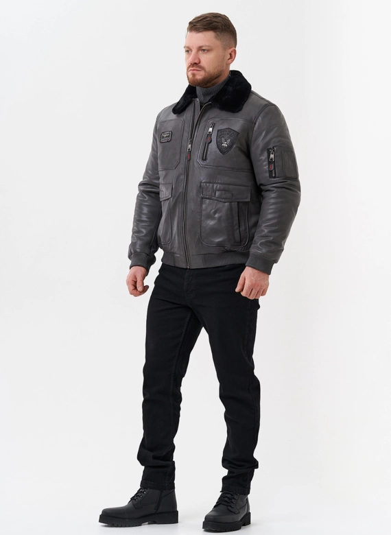 Мужская дубленка  фото