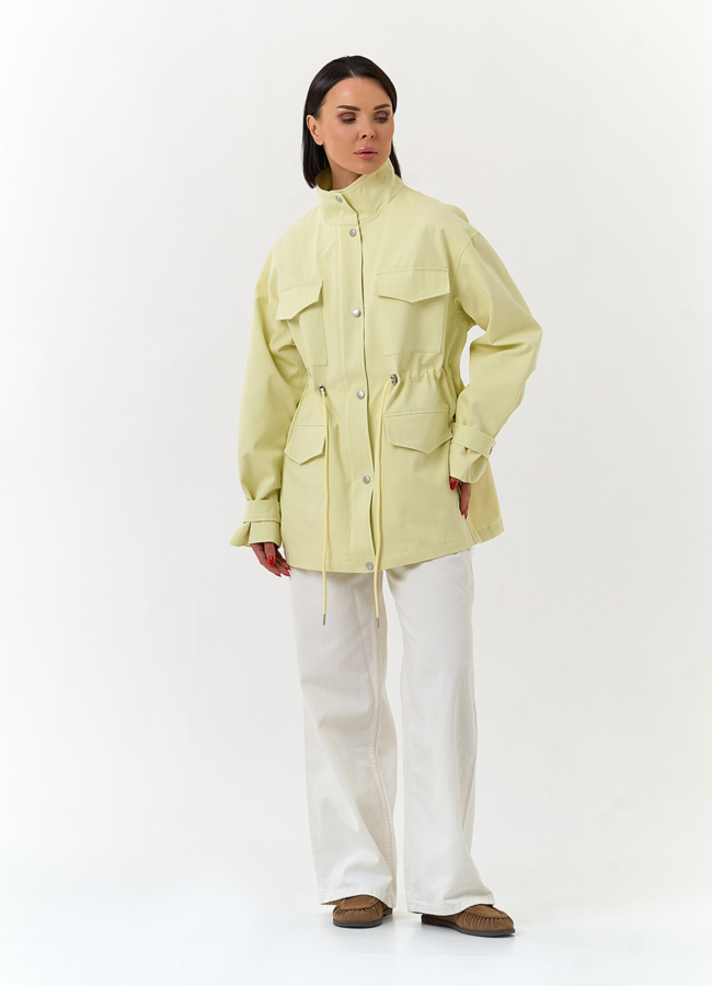 Женская ветровка с воротником стойкой модель № 33090 в рассрочку