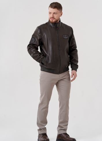 Мужская куртка из натуральной кожи 